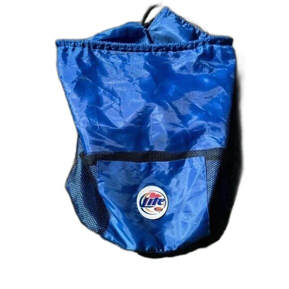 Miller Lite String Bag With Solid Base - Picture 1 of 4
